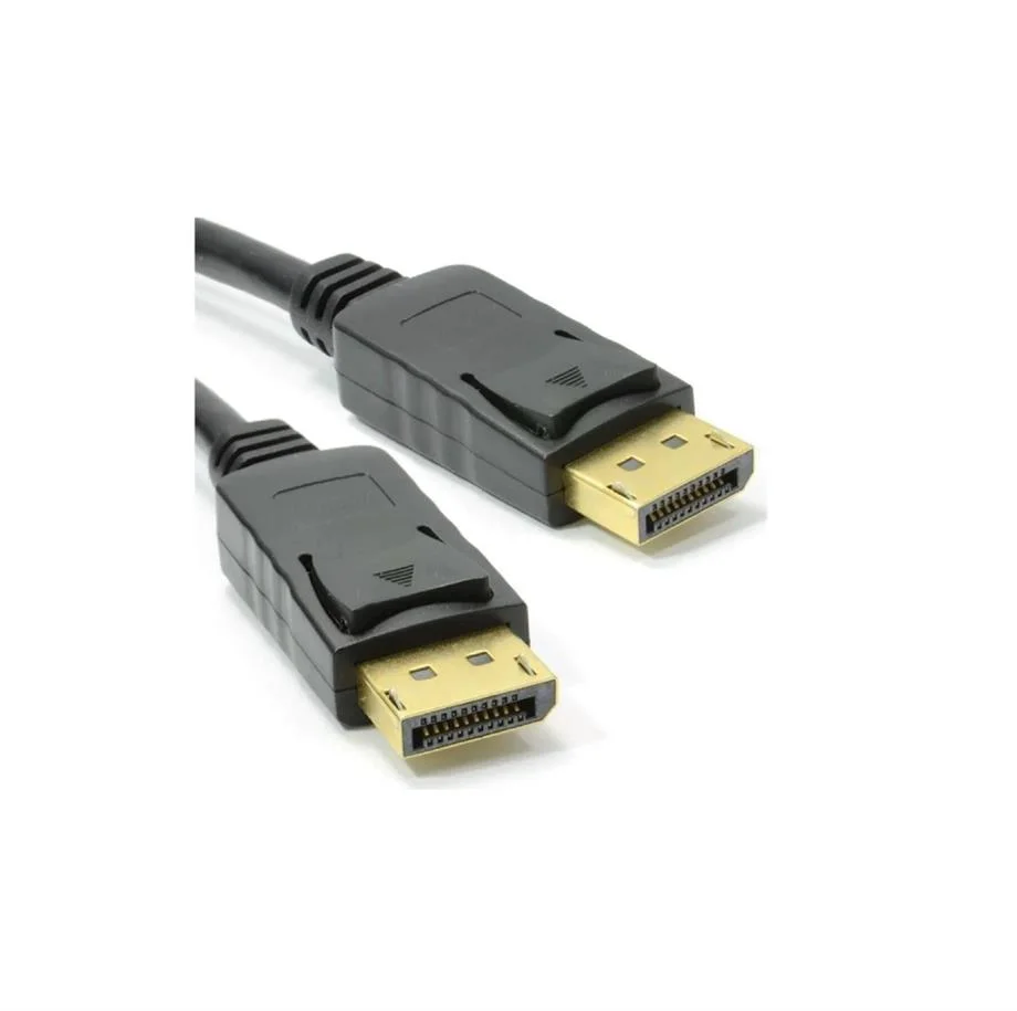 QPORT 1.8metre Q-DP01 DisplayPort & DisplayPort Görüntü Adaptörü Siyah